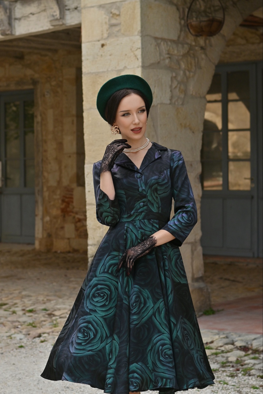 Amara Rose Swing Dress in Extended Sizing